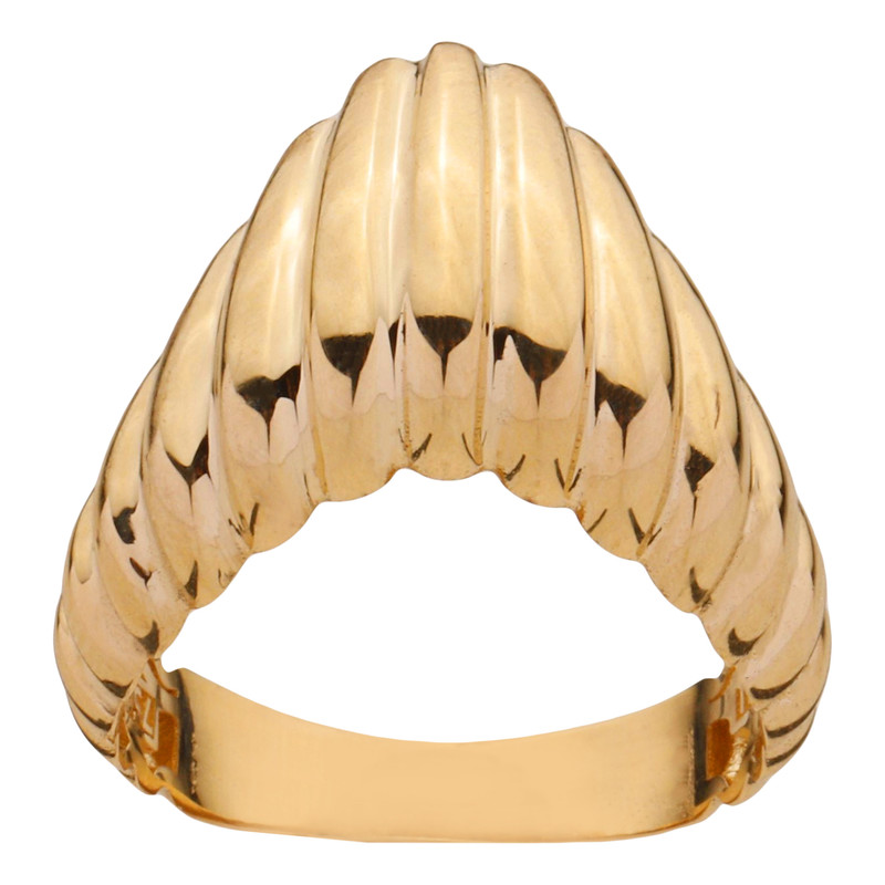 انگشتر طلا 18 عیار زنانه مطیع ها مدل 679