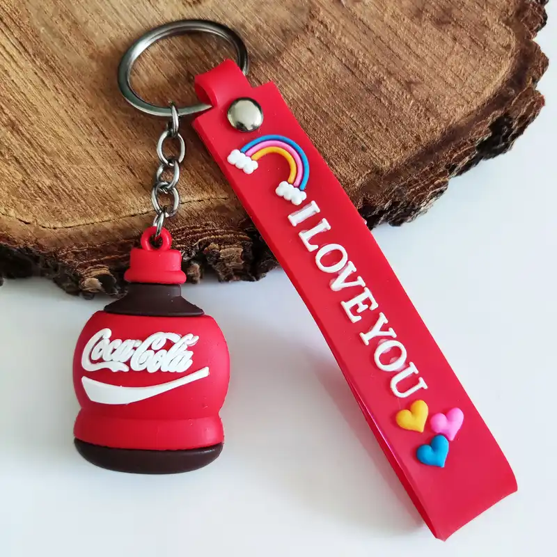 جاکلیدی مدل سیلیکونی طرح بطری نوشابه 2.25 کد DB23