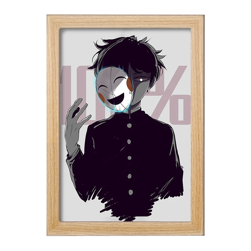 تابلو خندالو مدل شییکو انیمه موب سایکو Mob Psycho 100 کد 24426