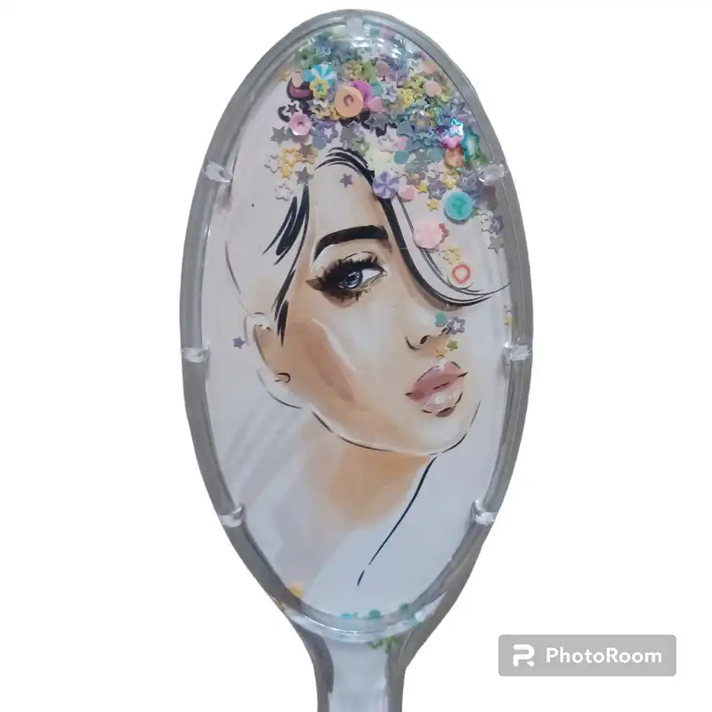 برس مو مدل لیندا کریستالی شفاف