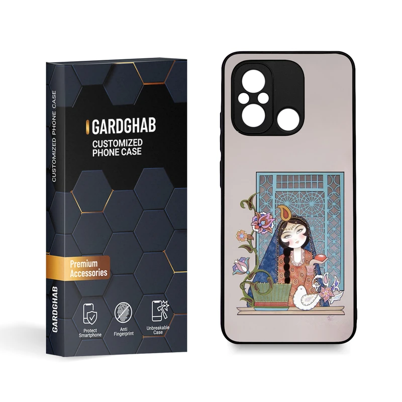  کاور گارد قاب مدل دخترانه مناسب برای گوشی موبایل شیائومی Poco C55