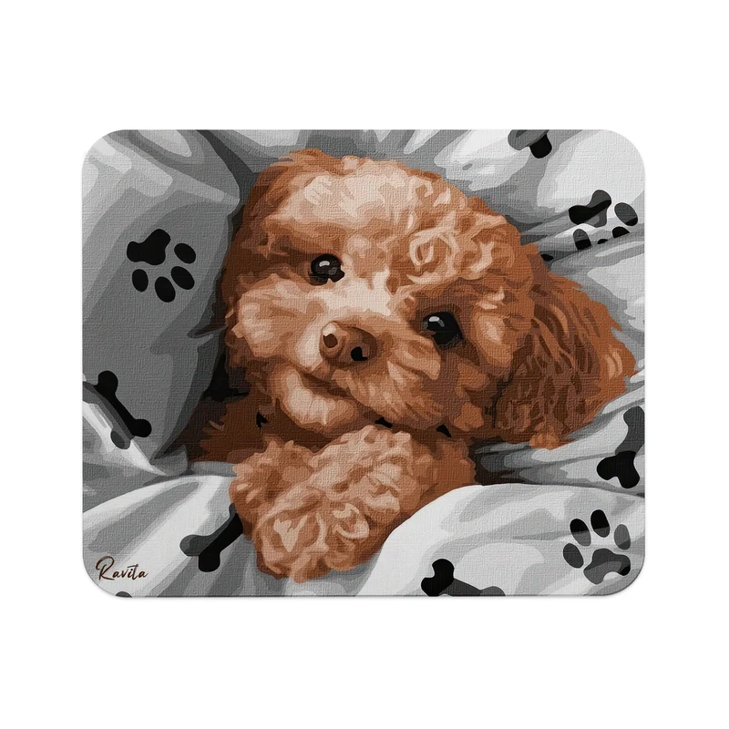 ماوس پد راویتا مدل سگ کد 3519 سایز 24*19 سانتی متر