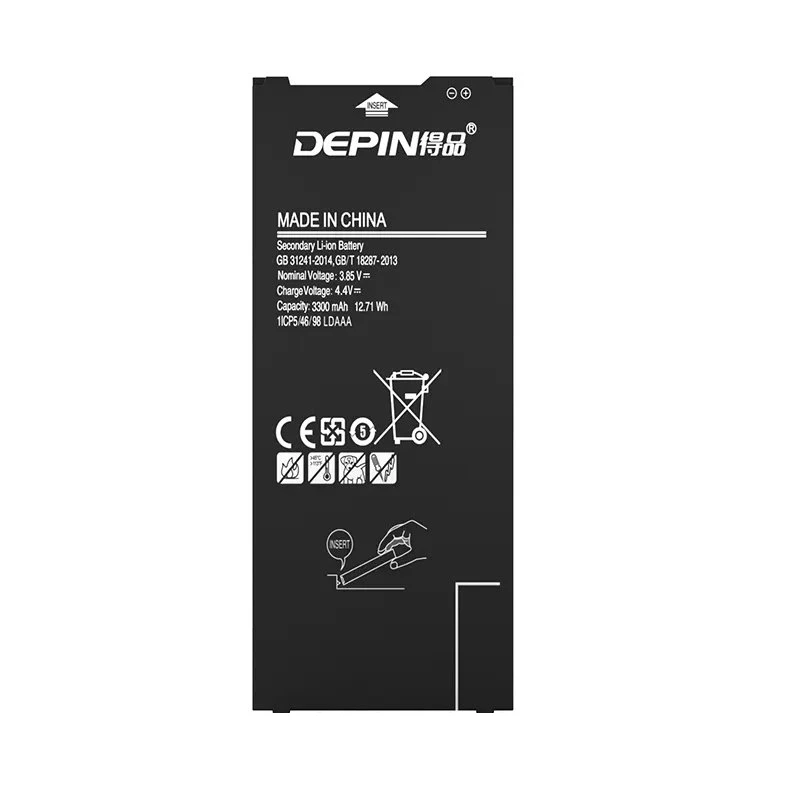 باتری موبایل دپین مدل EB-BG610ABE ظرفیت 3300 میلی آمپر ساعت مناسب برای گوشی موبایل سامسونگ galaxyJ7 Prime / J6 PLUS / A7 2016