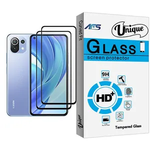 AFS Unique Glass MIX002 Screen Protector For Xiaomi Mi 11 Lite Pack Of 2