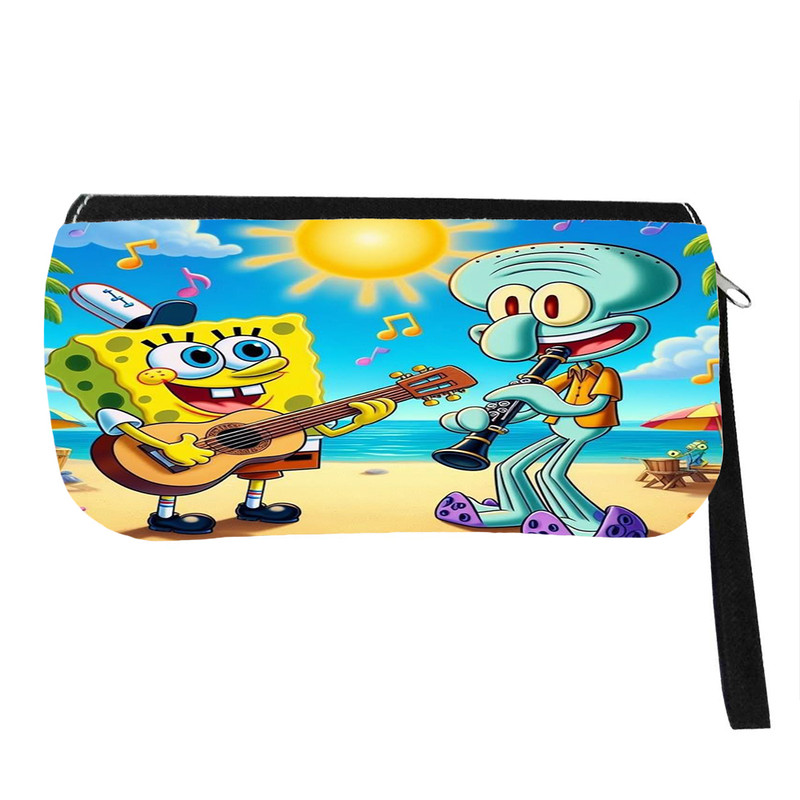 جامدادی پاد آفرین مدل کارتونی طرح باب اسفنجی و دوستان کد p345