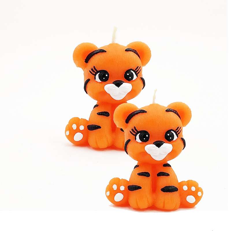 شمع مدل ببر 1401 بسته 2 عددی