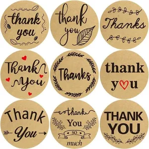 تگ آویز تزیینی محصولات مدلThank you کد 07- 10 بسته 9 عددی 