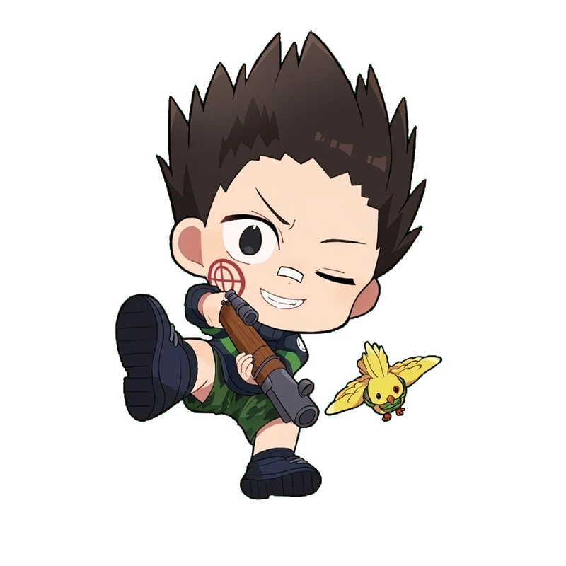 استیکر لپ تاپ و موبایل مدل انیمه طرح روزگار ساکاموتو کد 5609