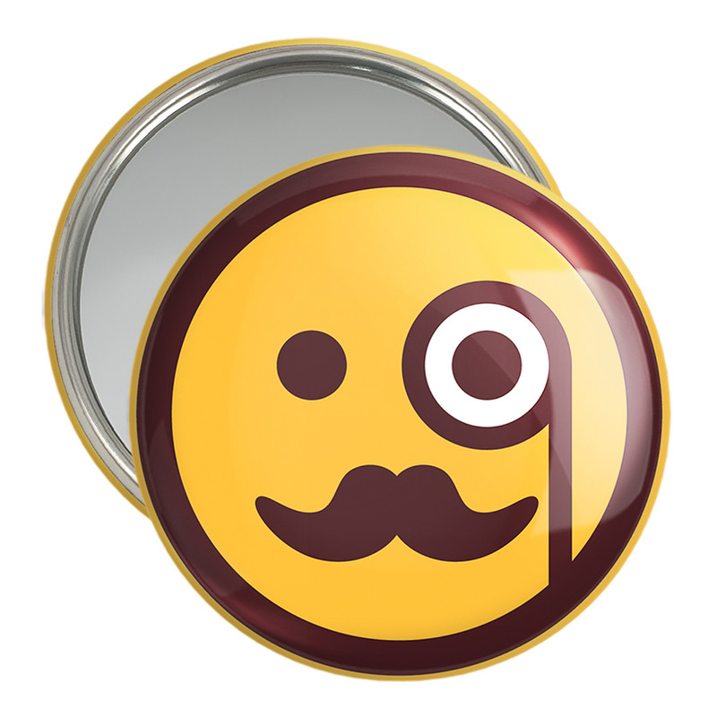 آینه جیبی خندالو مدل ایموجی Emoji  کد 3016