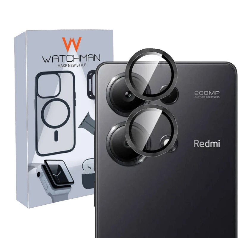 محافظ لنز دوربین رینگی واچ من مدل Ring Metal-4K مناسب برای گوشی موبایل شیائومی Redmi Note 13 PRO 4G