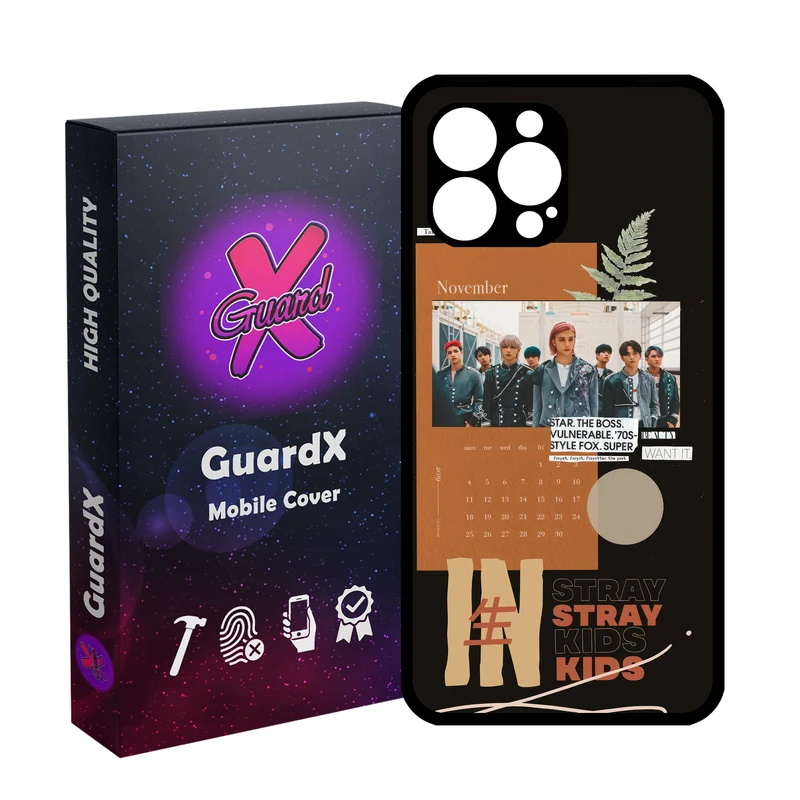 کاور گارد ایکس طرح Stray Kids مدل Glass10688 مناسب برای گوشی موبایل اپل iPhone 12 Pro