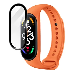 محافظ صفحه نمایش شهر گلس مدل PMBI مناسب برای ساعت هوشمند شیائومی Mi Band 7