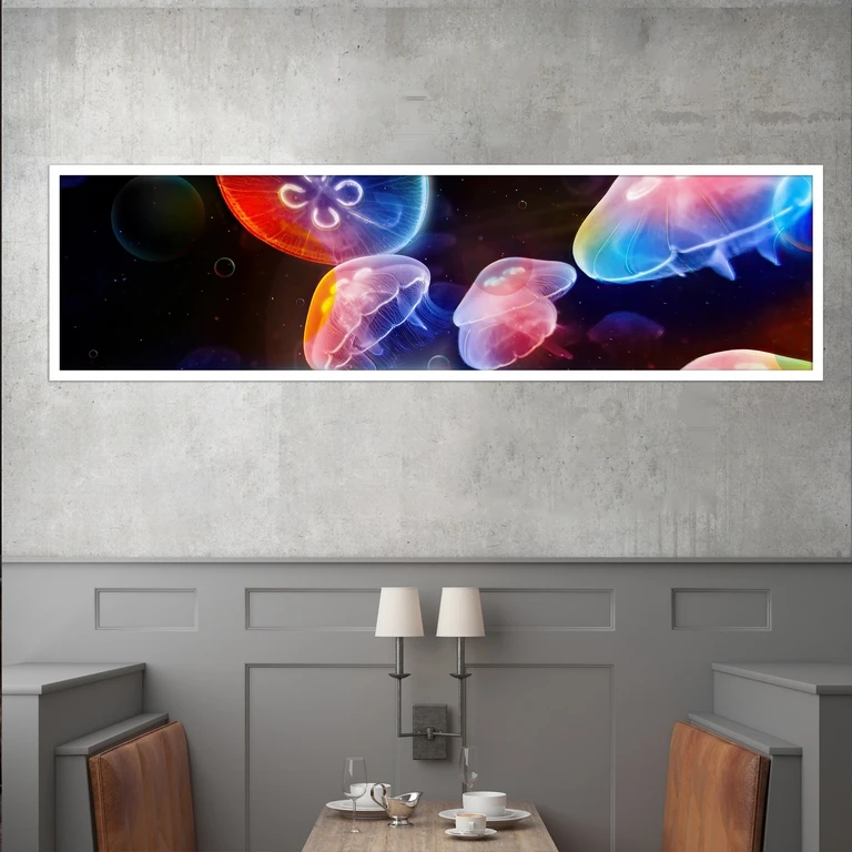 تابلو بکلیت طرح اقیانوس و عروس دریایی مدل W-7358