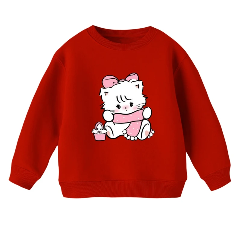 سویشرت بچگانه مدل گربه شال پوش 