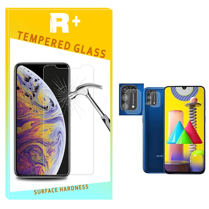 محافظ لنز دوربین شیشه ای آرپلاس مدل 5 مناسب برای گوشی موبایل سامسونگ Galaxy M31