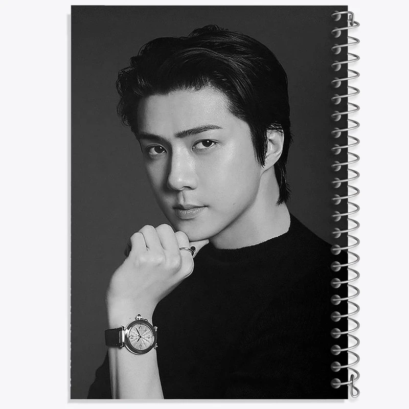 دفتر نقاشی 50 برگ خندالو مدل سهون گروه اکسو EXO کد 16783