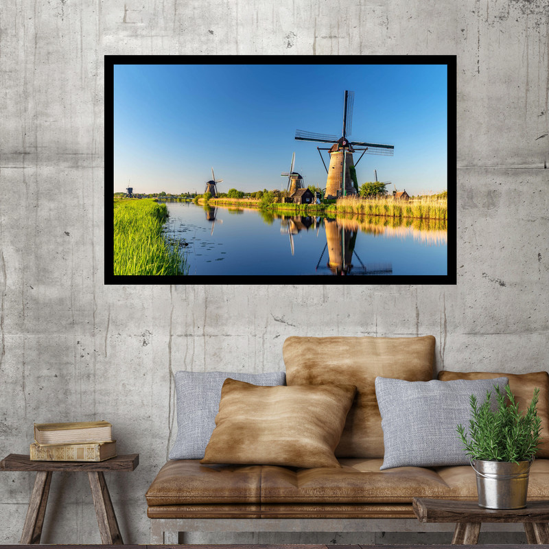 تابلو نوری بکلیت طرح آسیاب های بادی مدل B-MO1630