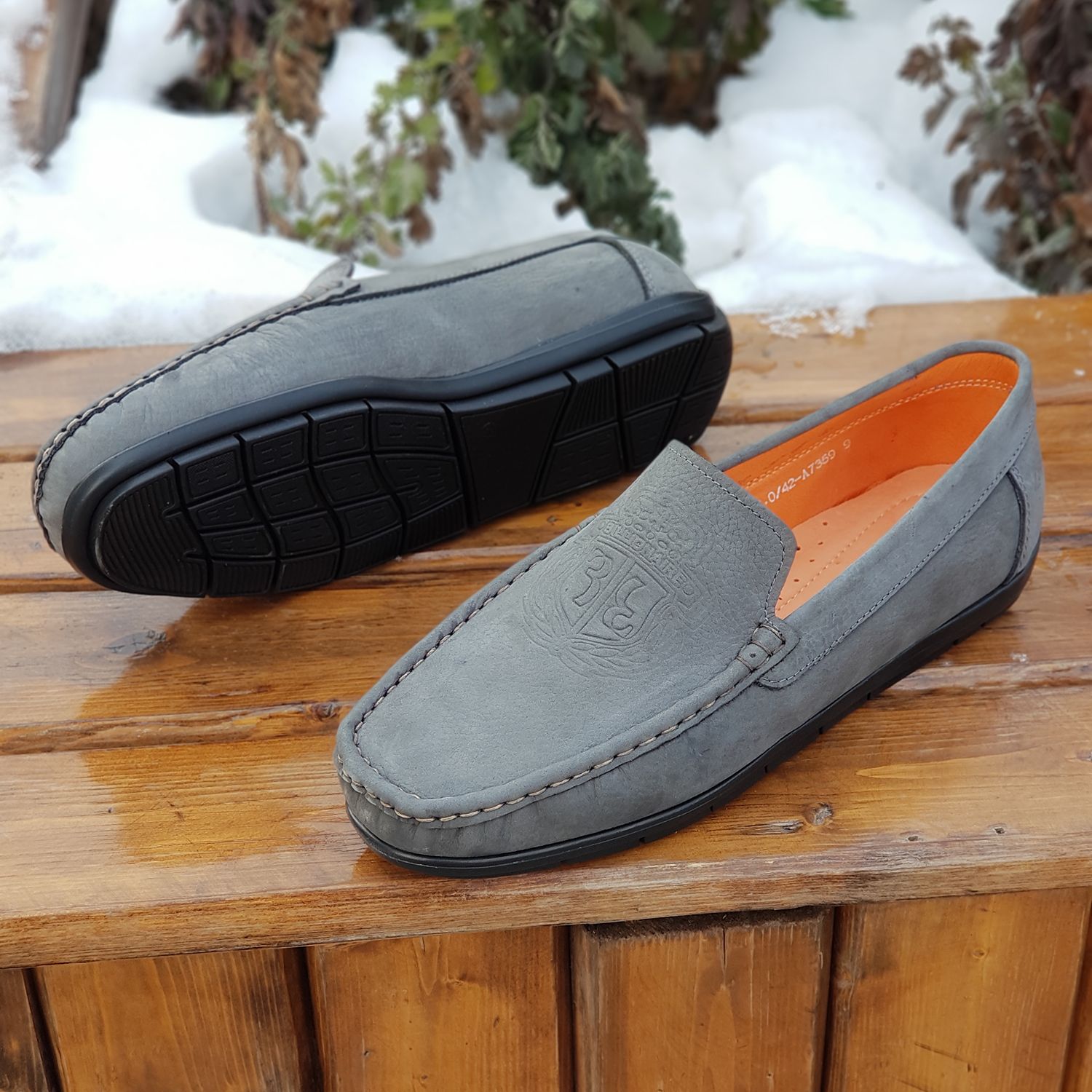 کفش کالج مردانه مدل چرم طبیعی کد 0007t.k - - 4