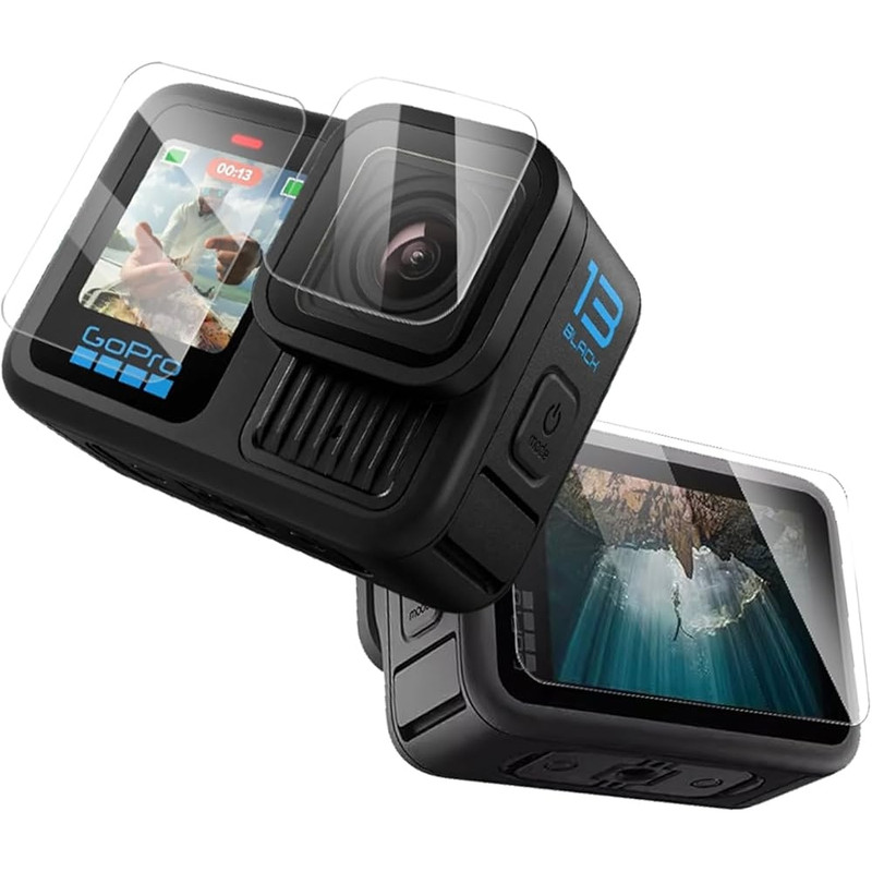 خرید و قیمت محافظ صفحه نمایش شیشه ای بادیگارد مدل GL مناسب برای دوربین گوپرو GoPro Hero 9 / 10 / 11 / 12 / 13
