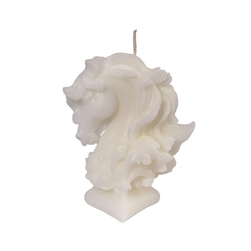 شمع دست‌ساز بدون‌بو مدل اسب زمان اتمام 20 ساعت