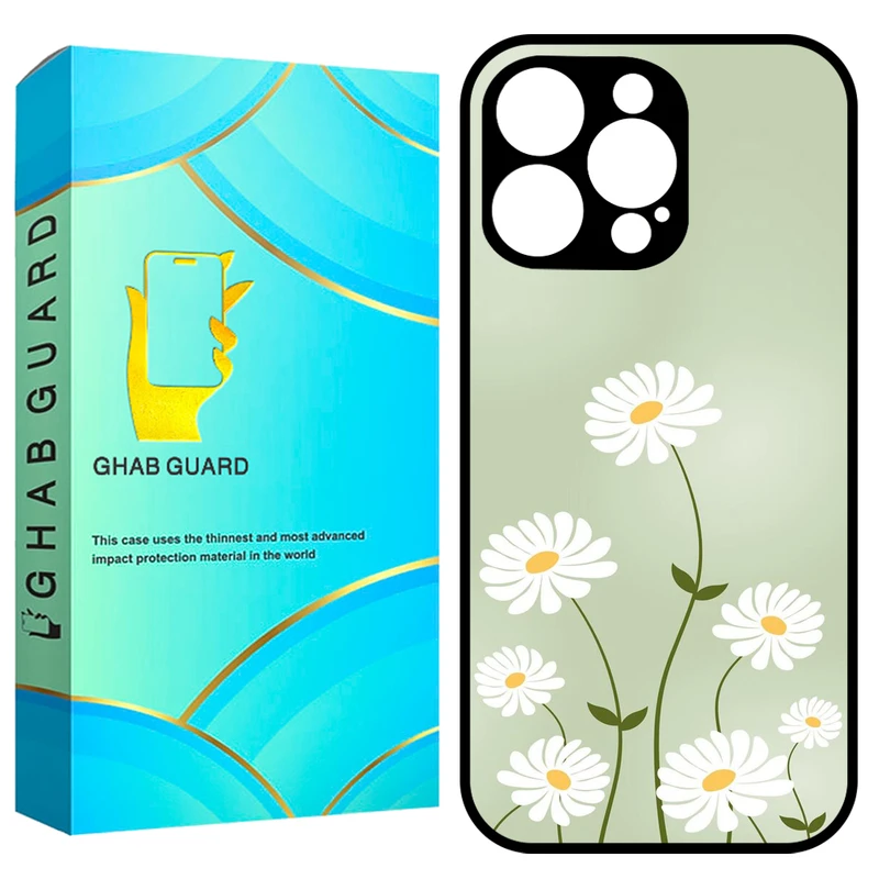 کاور قاب گارد طرح گل مدل GCHP16P مناسب برای گوشی موبایل اپل iPhone 16 Pro