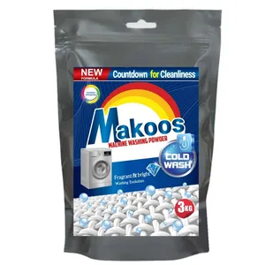 پودر ماشین لباسشویی معکوس مدل cold wash وزن 3 کیلوگرم