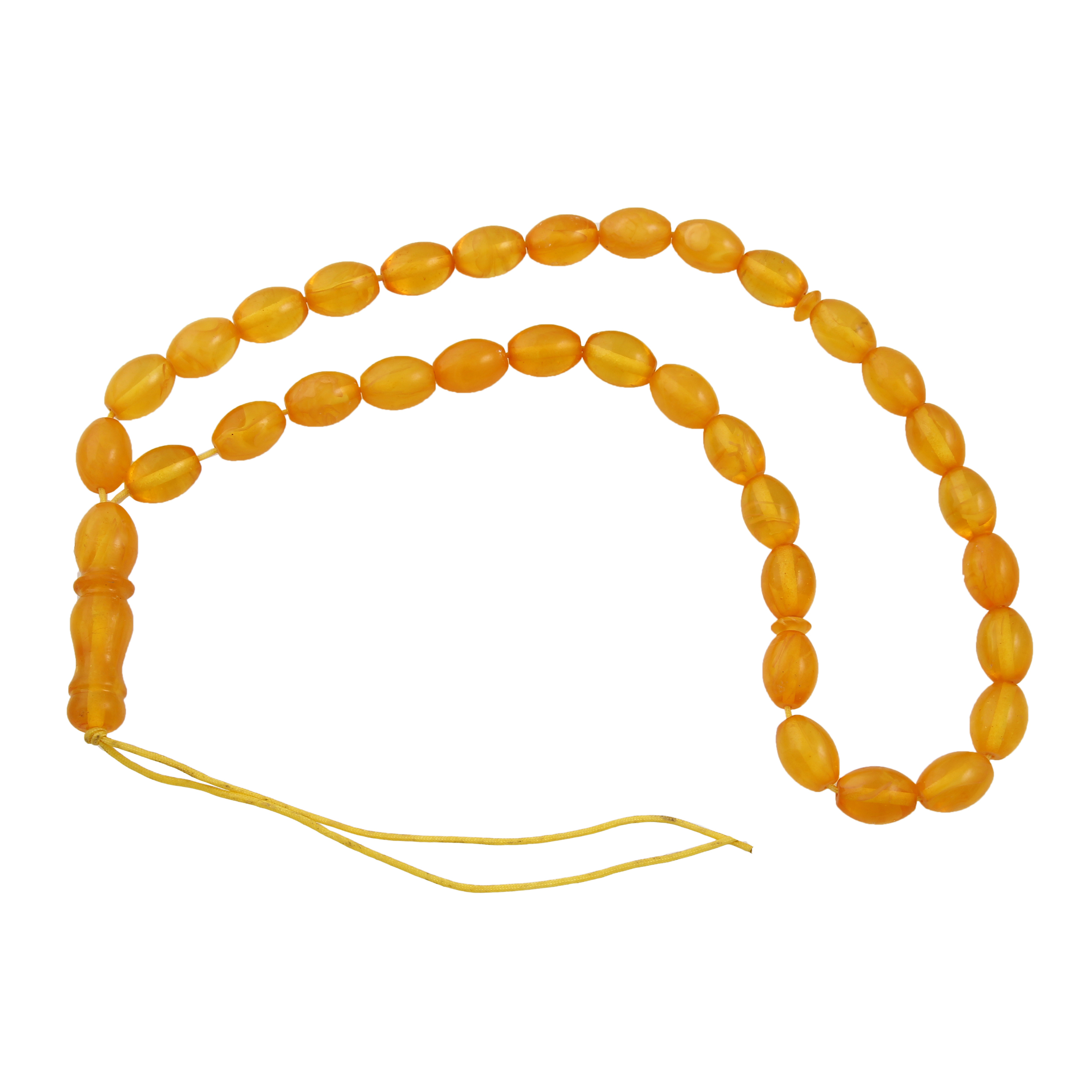 تسبیح بازرگانی میلادی مدل کهربا کد T_288