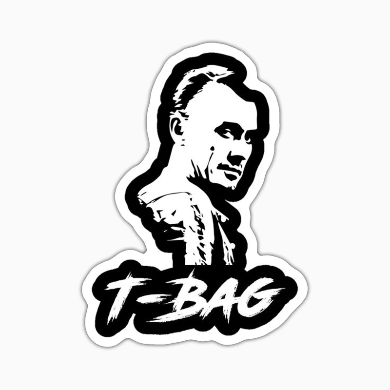 استیکر لپ تاپ و موبایل بووم طرح سریال فرار از زندان مدل T-bag کد LB47