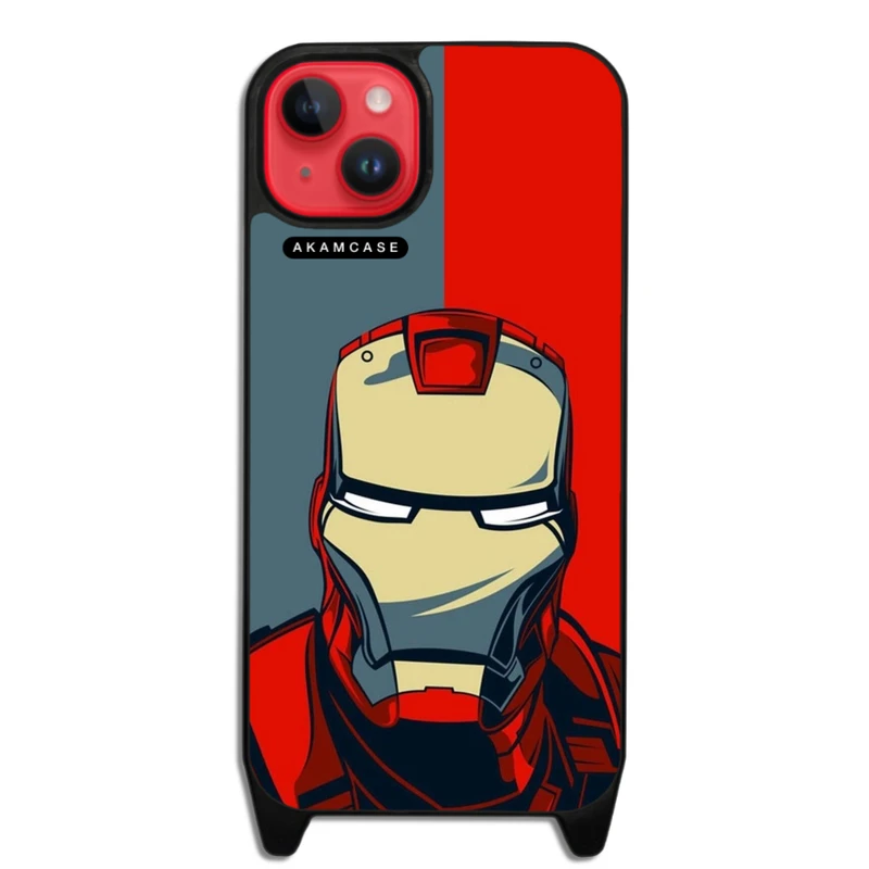 کاور آکام مدل AMC-WLA14PLUS-IRON MAN6 مناسب برای گوشی موبایل اپل iPhone 14 Plus