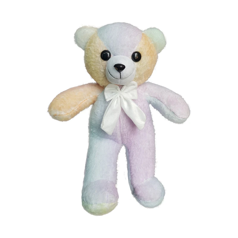 عروسک مدل خرس طرح پاپییون دار ارتفاع 30 سانتی متر