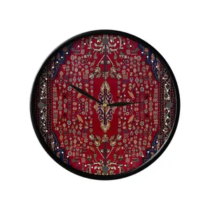 ساعت دیواری مدوپد طرح قالیچه آباده لچک و ترنج مدل C-abade04