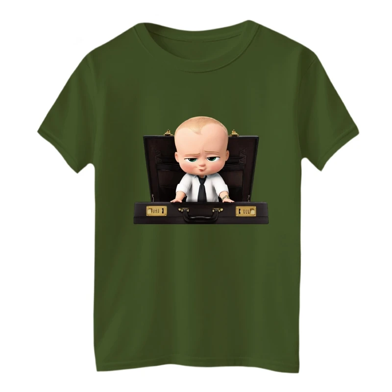 تی‌شرت آستین کوتاه لانگ بچگانه مدل بچه رئیس