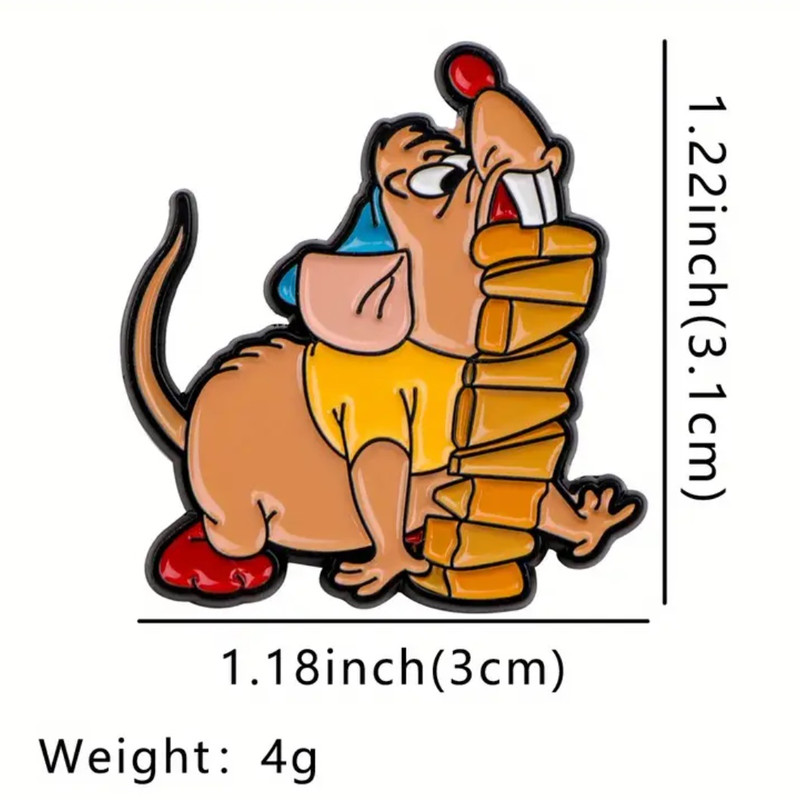 سنجاق سینه دخترانه مدل موش