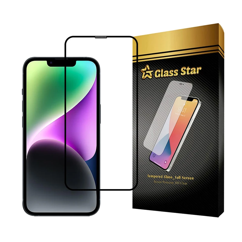 محافظ صفحه نمایش گلس استار مدل  FULPLUSS مناسب برای گوشی موبایل اپل iPhone 13 Pro