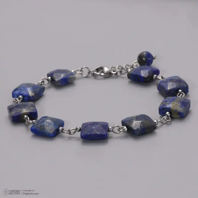 دستبند زنانه مدل لاجورد کد 03