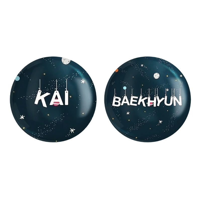 مگنت خندالو طرح گروه EXO کد 1363013626 مجموعه 2 عددی