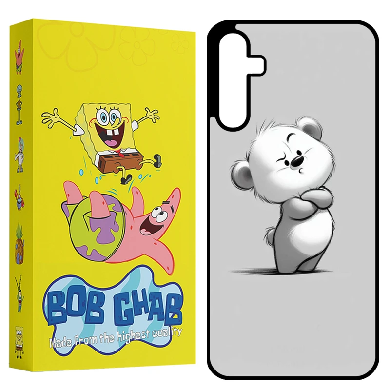 کاور باب قاب طرح خرس مدل BCPA35 مناسب برای گوشی موبایل سامسونگ Galaxy A35 5G