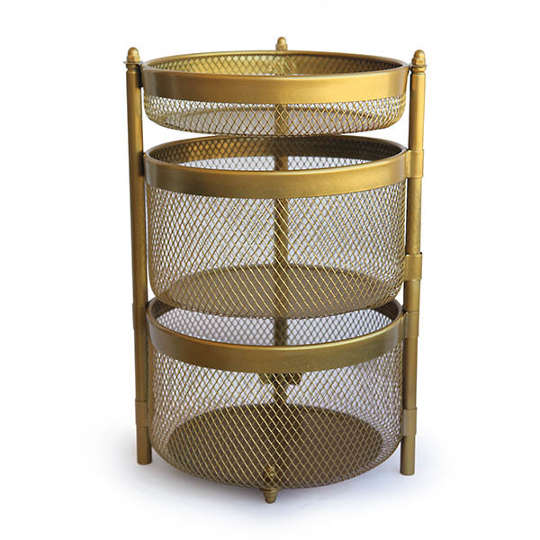 سبد سیب زمینی و پیاز آسمان مدل توری متحرک 2/5 طبقه