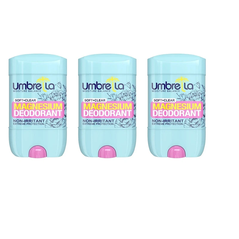 عکس شماره 2 : استیک ضد تعریق زنانه آمبرلا مدل softclear حجم 75 میلی لیتر مجموعه 3 عددی