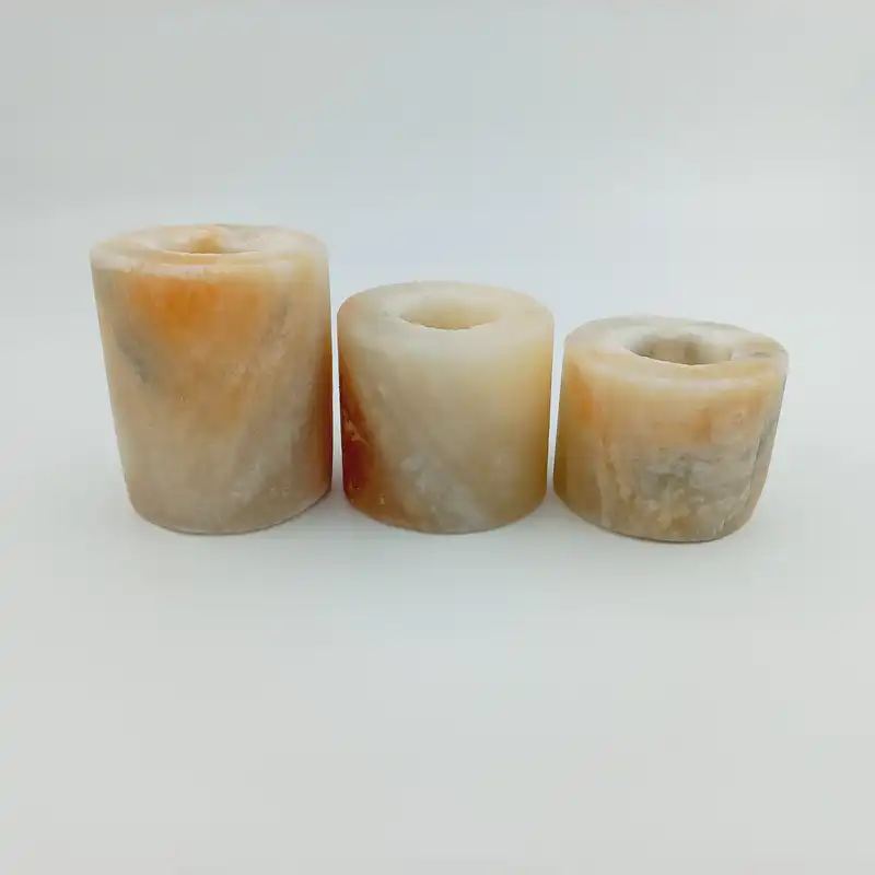 جاشمعی سنگی مدل استوانه ای cylinder03 مجموعه 3 عددی