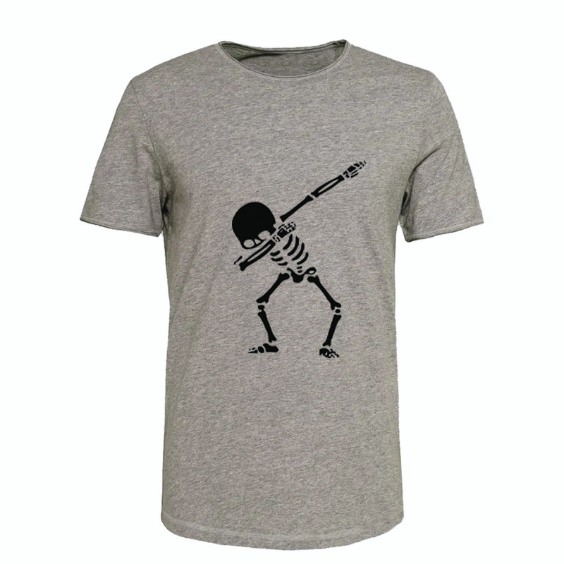 تی شرت آستین کوتاه مردانه مدل T136 طرح اسکلت