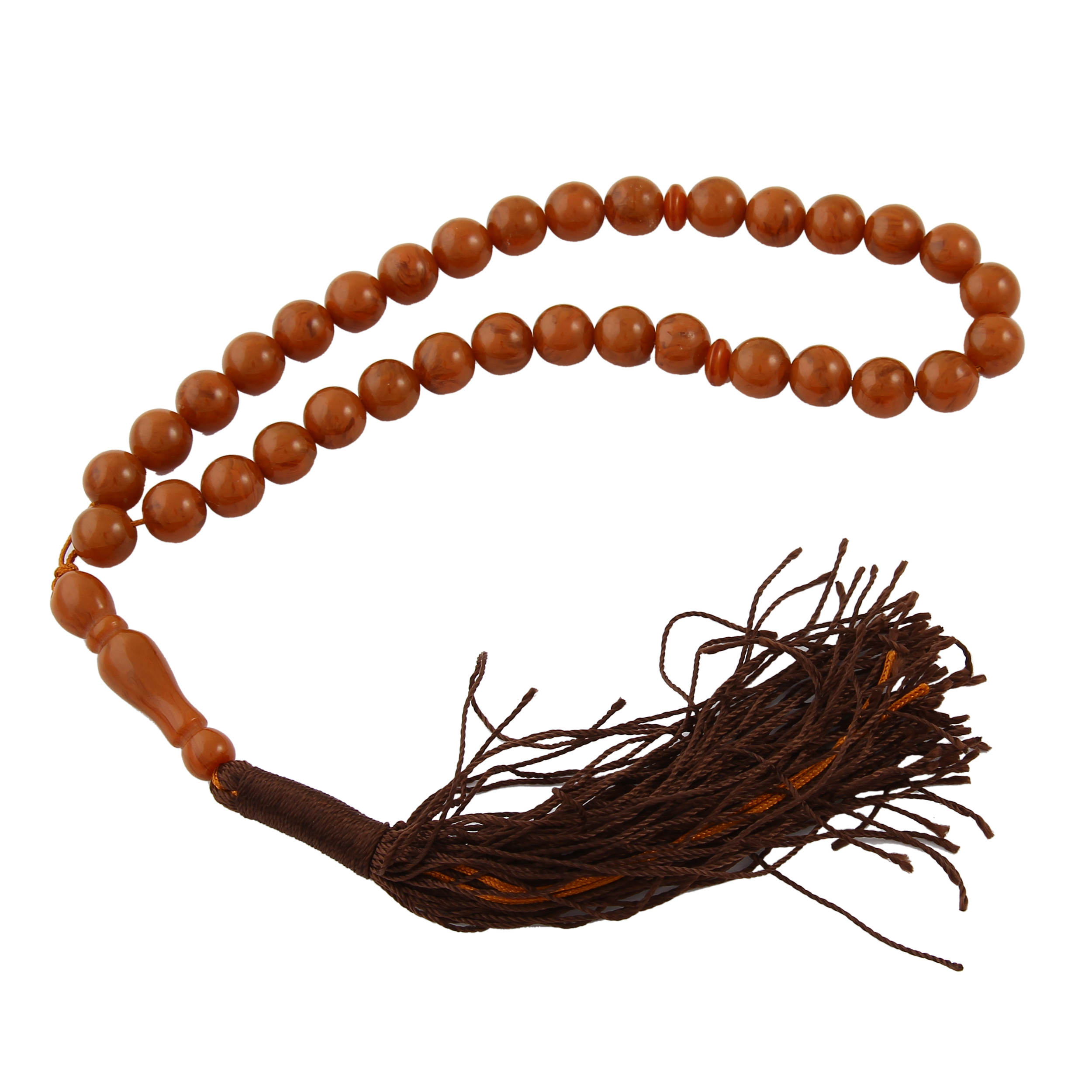 تسبیح بازرگانی میلادی مدل کهربا کد T_276