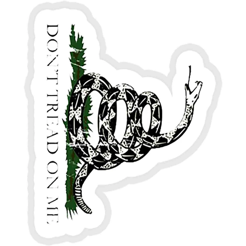 استیکر لپ تاپ طرح Gadsden Flag DONT TREAD ON ME  کد ST706