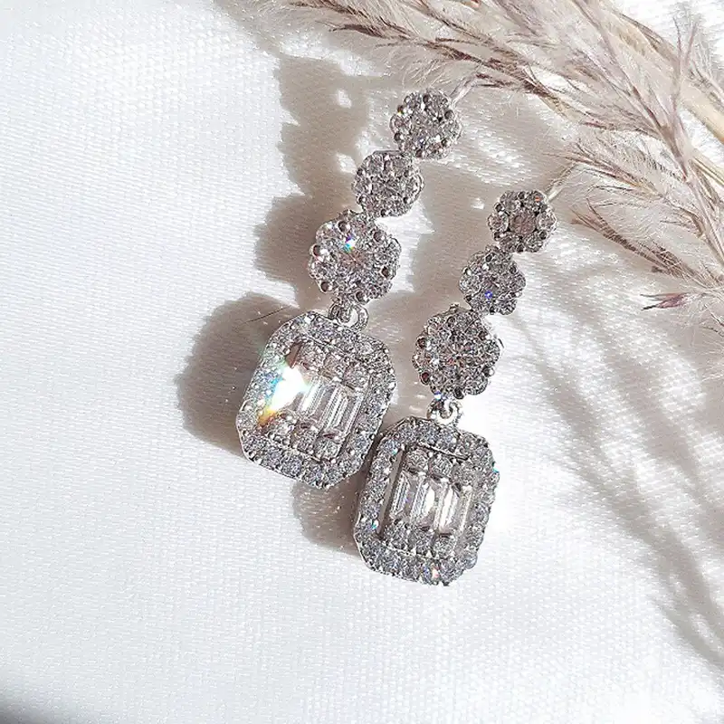 نیم ست نقره زنانه جی تی ای مدل A_2025