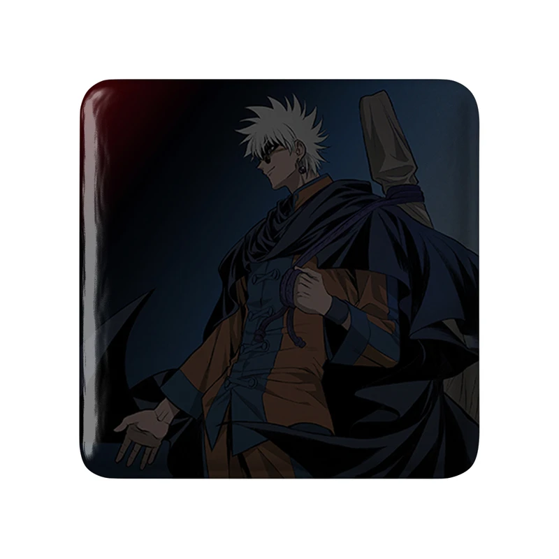 مگنت خندالو طرح انیشی انیمه رورونی کنشین مدل مربعی کد 34887