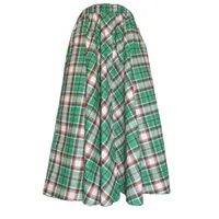 دامن زنانه مدل چهارخانه پشمی