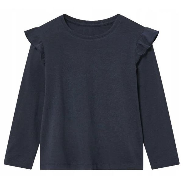 تی‌شرت آستین بلند دخترانه لوپیلو مدل چین دار