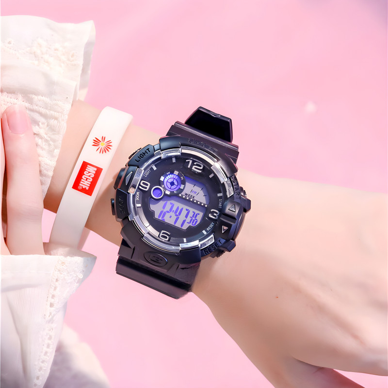 ساعت مچی دیجیتال پسرانه مدل اسپرت تک زمانه کرنوگراف کد 1