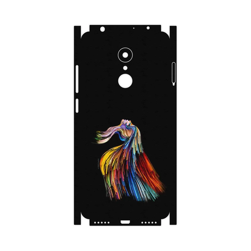 برچسب پوششی ماهوت مدل Rainbow Hair Digital Art-FullSkin مناسب برای گوشی موبایل شیائومی REDMI 5