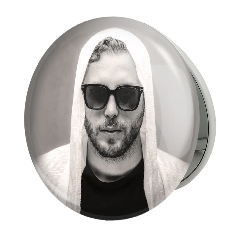 آینه جیبی خندالو طرح مسیح عدل پرور مدل تاشو کد 3323 